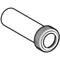 Geberit Toebehoren - Spoelbochtverlenging Met Manchet, Lengte 185 Mm 152.434.16.1 -Sanitino Winkel 60a158054fede05345e5878b
