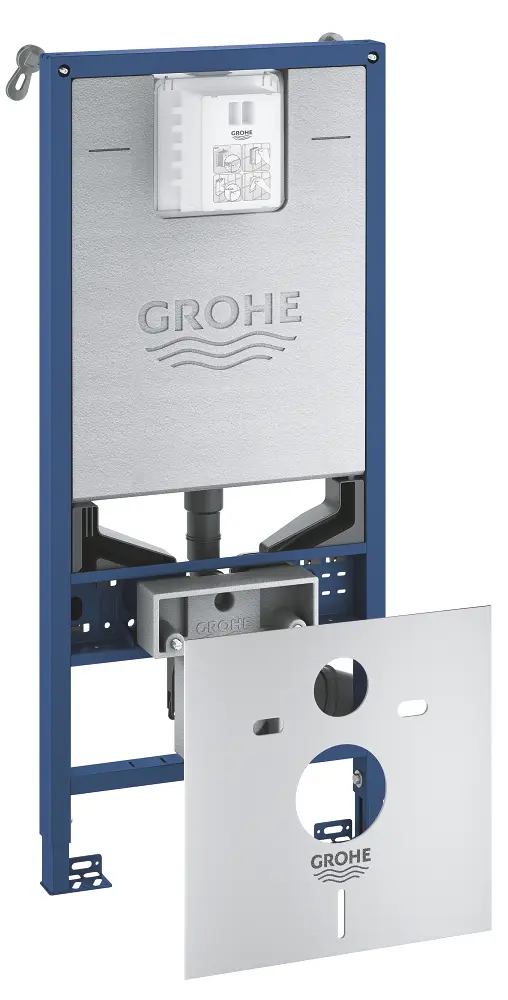 Grohe Rapid SLX - Set Voor Voorwandinstallatie, Closet, SoftClose-zitting, Skate Cosmopolitan-knop En Set Voor Het Inwerpen Van Tabletten, Chroom SANI11BB2131 3 Grohe Rapid SLX - Set Voor Voorwandinstallatie, Closet, SoftClose-zitting, Skate Cosmopolitan-knop En Set Voor Het Inwerpen Van Tabletten, Chroom SANI11BB2131 - Afbeelding 3