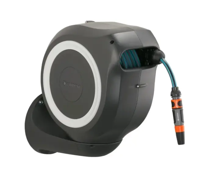 Gardena RollUp - RollUp M Wandslangenbox, Wandmontage, Met 20 M Slang, Wit 18612-20 1 Gardena RollUp - RollUp M Wandslangenbox, Wandmontage, Met 20 M Slang, Wit 18612-20