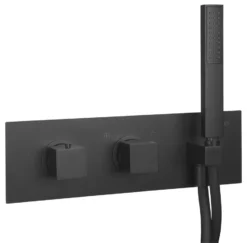 Sapho Dimy - Doucheset Met Inbouw Thermostaat En Handdouche, Mat Zwart DM493BL