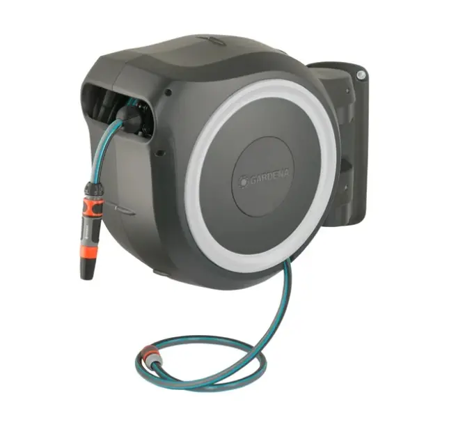 Gardena RollUp - RollUp L Wandslangenbox, Wandmontage, Met 30 M Slang, Wit 18627-20 1 Gardena RollUp - RollUp L Wandslangenbox, Wandmontage, Met 30 M Slang, Wit 18627-20