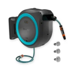 Gardena PowerRoll - 18V ACCU-Wandslangenbox PowerRoll XL, Met 35 M Slang, Zonder Accu En Lader, Turquoise 18640-55 -Sanitino Winkel 629f8cc02599752d4315c698