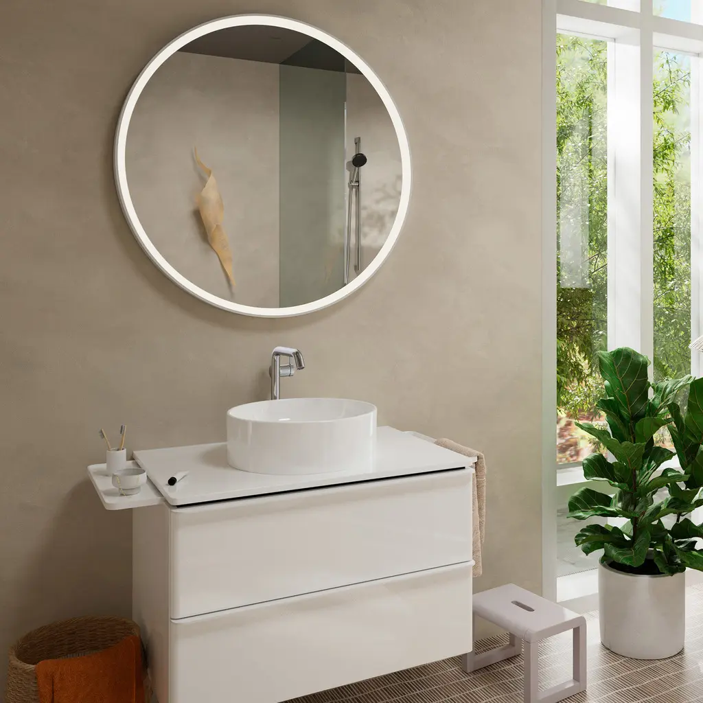 Hansgrohe Tecturis S - Wastafelkraan, CoolStart, EcoSmart, Chroom 73372000 3 Hansgrohe Tecturis S - Wastafelkraan, CoolStart, EcoSmart, Chroom 73372000 - Afbeelding 3