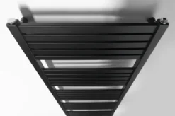 Bruckner Grunt - Verwarmingselement 161x50 Cm, Centrale Aansluiting, Mat Zwart 600.123.6 -Sanitino Winkel 6470f354f08b82ad89ed951f