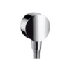 Hansgrohe Fixfit - Muuraansluitbocht S Met Terugslagklep, Chroom 26453000