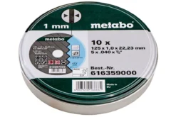 Metabo Toebehoren - 10 Doorslijpschijven SP 125 X 1,0 X 22,23 Mm 616359000