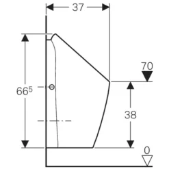 Geberit Urinoirs - Urinoir Preda Waterloos, Wit 116.071.00.1 -Sanitino Winkel 6546c7f8614538d6d53cfbb1