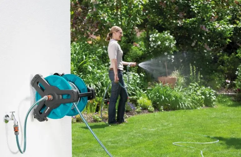 Gardena - Slanghaspel Classic 50 Voor Wandmontage, Lengte 20 M 8009-20 2 Gardena - Slanghaspel Classic 50 Voor Wandmontage, Lengte 20 M 8009-20 - Afbeelding 2