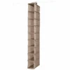 Compactor Organisatie Van De Garderobe - Hangende Organizer 15x30x128 Cm, 9 Vakken, Bruin RAN4382B