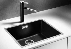 Blanco Subline 400 - Silgranit Spoelbak, 43x46 Cm, Antraciet 523422 -Sanitino Winkel 67beecfab2a6889d522f326e