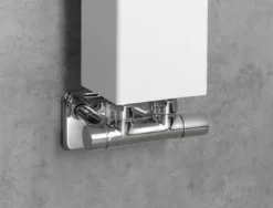 Sapho Twin - Aansluitventielset Voor Middenaansluiting, Afstand 50 Mm, Chroom CP401S -Sanitino Winkel 6936b0f72c97e17b7e98a602