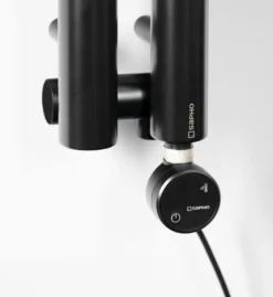 Sapho Moa - Verwarmingsbuis Met Thermostaat En Bluetooth-bediening, 400 W, Mat Zwart MOA-B-400 -Sanitino Winkel 69456c191c5601d593006770 1