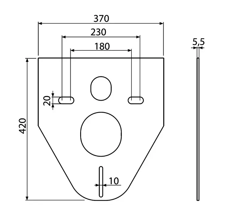 Alcadrain Inbouwreservoirs - Isolatieplaat Voor Wandcloset En Bidet, Wit M91 2 Alcadrain Inbouwreservoirs - Isolatieplaat Voor Wandcloset En Bidet, Wit M91 - Afbeelding 2