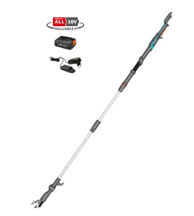 Gardena - 18V ACCU-telescopische Takkenschaar HighCut 250/18V P4A, 1x 2,0 Ah Accu, Lader 14774-20 1 Gardena - 18V ACCU-telescopische Takkenschaar HighCut 250/18V P4A, 1x 2,0 Ah Accu, Lader 14774-20