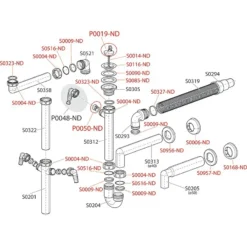Alcadrain Sifons - Sifonbuis Diameter 40 Mm Met Overloopmoer A80-DN40 -Sanitino Winkel 6a3bd39d54e276eb771bcadb