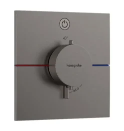 Hansgrohe ShowerSelect Comfort - Thermostatische Inbouwkraan, Geborsteld Zwart Chroom 15571340