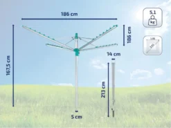 Leifheit Drogen - Droogmolen Voor Buiten Linomatic 400 Easy 85285 -Sanitino Winkel 6af4ee1bb9ae7e7bb67b3776