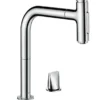 Hansgrohe M71 - 2- Gats Keukenkraan M7120-H200 Met Uittrekbare Handdouche, SBOX, Chroom 73818000
