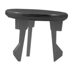 Duravit Toebehoren - Overloopclip, Chroom 1001070000