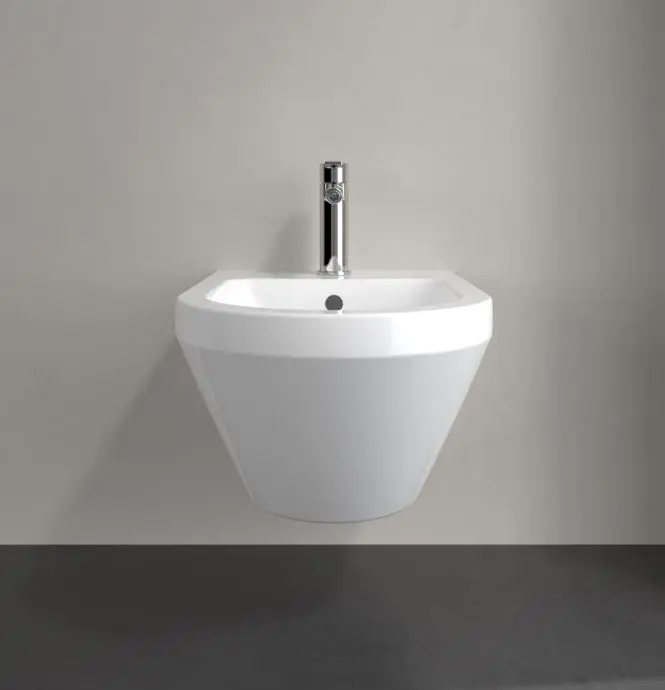 Villeroy & Boch Architectura - Hangend Bidet, Kraangat, Alpine Wit 74870001 4 Villeroy & Boch Architectura - Hangend Bidet, Kraangat, Alpine Wit 74870001 - Afbeelding 4