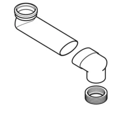 Geberit Toebehoren - Terugspringende Bocht Voor Staand Toilet 388.350.29.1 -Sanitino Winkel 6cc82810dd3d84578d5953d4