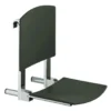 Keuco Plan Care - Douchezitje 31x36 Cm, Hangend, Met Rugleuning, Zwart/chroom 34981010037