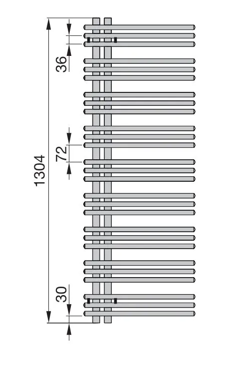Zehnder Yucca Asym - Badkamerradiator 130x48 Cm, Recht, één Rij, Wit Laqué YA-130-050 3 Zehnder Yucca Asym - Badkamerradiator 130x48 Cm, Recht, één Rij, Wit Laqué YA-130-050 - Afbeelding 3