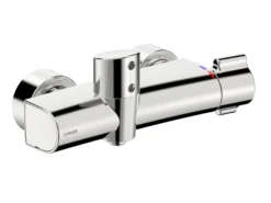 Hansa Clinica - Elektronische Thermostatische Douchemengkraan, Batterijvoeding, Chroom 08866200