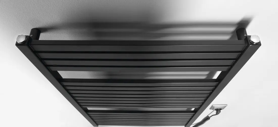 Aqualine Verwarming - Radiator, 600x970 Cm, 400 W, Mat Zwart DE466T 5 Aqualine Verwarming - Radiator, 600x970 Cm, 400 W, Mat Zwart DE466T - Afbeelding 5