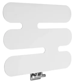 Sapho Verwarming - Verwarmingselement 79x59 Cm, Centrale Aansluiting, Mat Wit MI6080