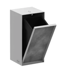 Hansgrohe XtraStoris Rock - Ingebouwde Prullenmand 2,5 L, Mat Wit 56063700