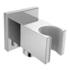 Kielle Accessoires - Wandaansluitbocht Met Houder, Chroom 20901010