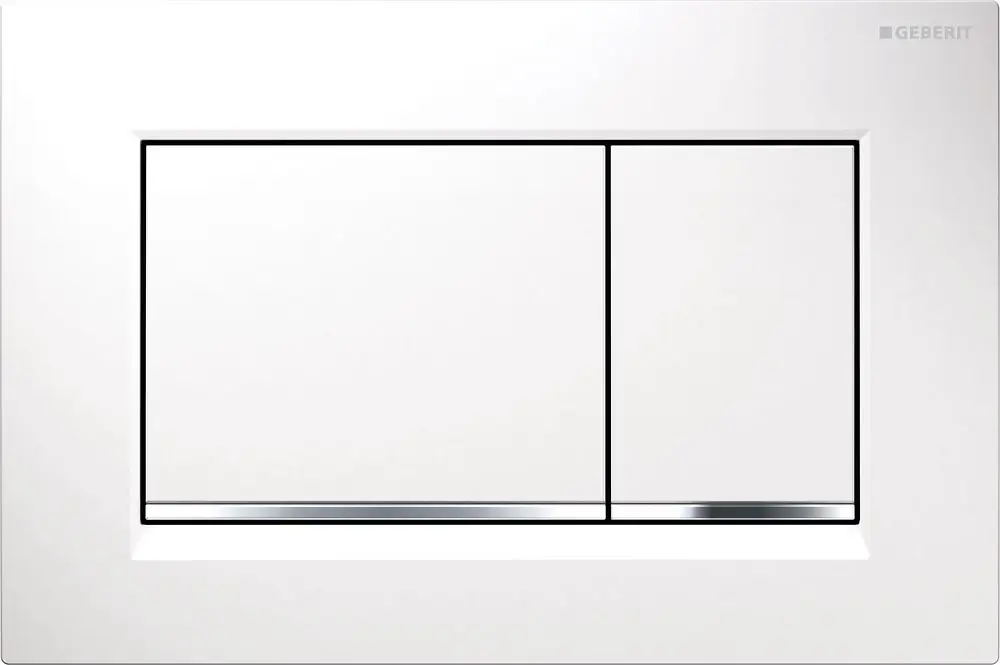 Geberit Kombifix - Inbouwreservoir Voor Hangend Toilet Met SIGMA30 Bedieningsknop, Wit/glanzend Chroom + Tece One - Hangend Douche-wc En Wc-bril, Rimless, SoftClose 110.302.00.5 NT5 10 Geberit Kombifix - Inbouwreservoir Voor Hangend Toilet Met SIGMA30 Bedieningsknop, Wit/glanzend Chroom + Tece One - Hangend Douche-wc En Wc-bril, Rimless, SoftClose 110.302.00.5 NT5 - Afbeelding 10