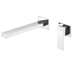 Steinberg 160 - Inbouw Wastafelkraan, 2-gats Installatie,met Inbouwdeel, Chroom 160 1820