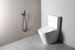 Sapho Overige Kranen - Stopkraan Met Bidetdouche, Rond, Mat Zwart SG107NE -Sanitino Winkel 7157f74893a7fc0409527499