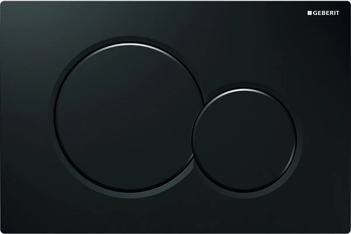 Geberit Sigma01 - Bedieningsplaat, Zwart 115.770.DW.5 1 Geberit Sigma01 - Bedieningsplaat, Zwart 115.770.DW.5