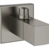 Grohe Eurocube - Hoekstopkraan, Geborsteld Hard Graphite 22012AL0