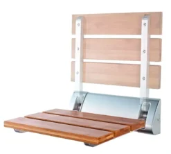 Aqualine Douches - Douchestoel Opklapbaar 32x23 Cm, Bamboe AE236 -Sanitino Winkel 71fd70d20dc98eb6eb135efa