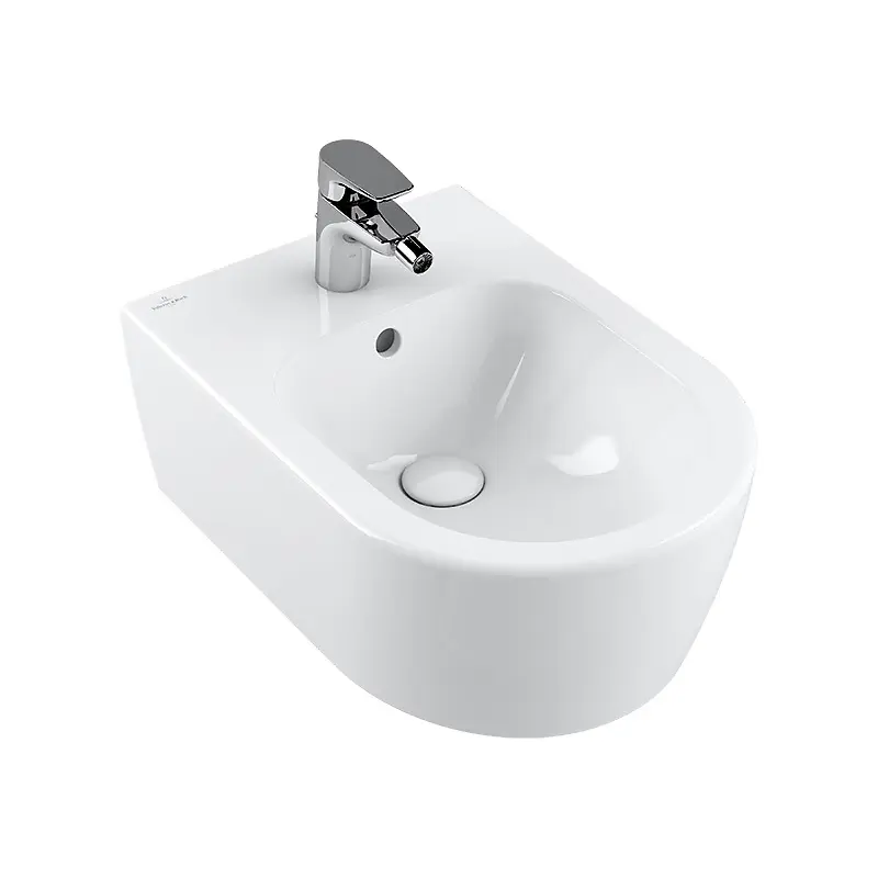 Villeroy & Boch Avento - Wandbidet 530x370 Mm, Alpine Wit 54050001 1 Villeroy & Boch Avento - Wandbidet 530x370 Mm, Alpine Wit 54050001