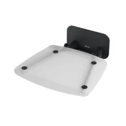 Ravak Ovo B II - Douchezitje Clear/Black, 360x360 Mm, Zwart/helder B8F0000059