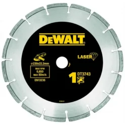 DeWALT Toebehoren - Diamantschijf Voor Het Snijden Van Gewone Bouwmaterialen 230x22,2 Mm DT3743
