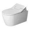 Duravit ME By Starck - Sensowash Slim Wandcloset Met Douche Wc, Rimless, SoftClose, Alpine Wit 631000002004300