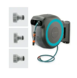 Gardena RollUp - RollUp M/L Wandslangenbox, Wandmontage, Met 25 M Slang, Turquoise 18620-20 -Sanitino Winkel 78159c0371c68465d7b199b6