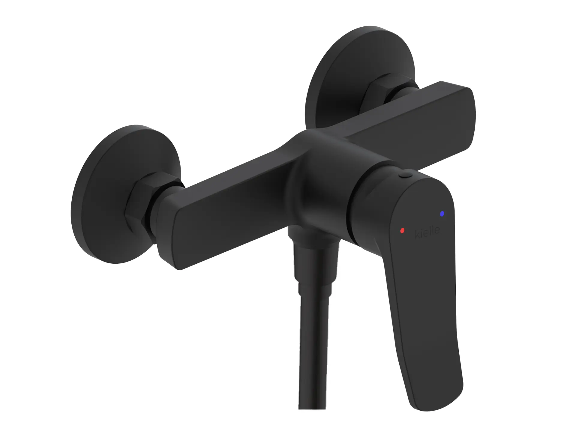 Kielle Nefia - Doucheset Met Kraan, Stang, Slang En Douchekop, Mat Zwart 20627SN74 3 Kielle Nefia - Doucheset Met Kraan, Stang, Slang En Douchekop, Mat Zwart 20627SN74 - Afbeelding 3