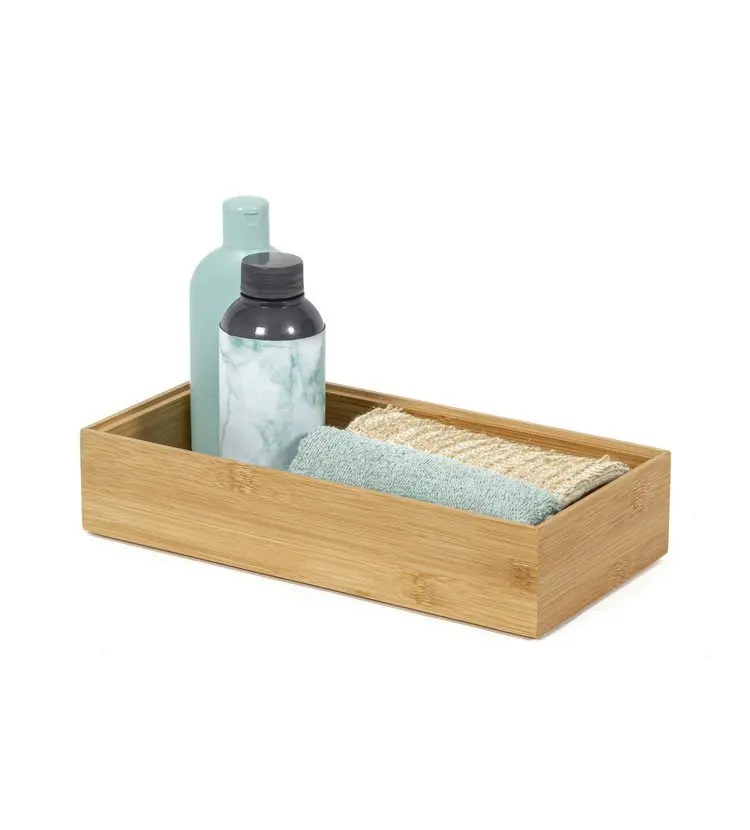 Compactor Make-up Organizer - Organizer 30x15x7 Cm, Bamboe RAN6962 3 Compactor Make-up Organizer - Organizer 30x15x7 Cm, Bamboe RAN6962 - Afbeelding 3