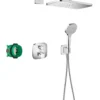 Hansgrohe Croma E - Doucheset 280, Met Ecostat E Inbouw Thermostaatkraan, Chroom 27953000