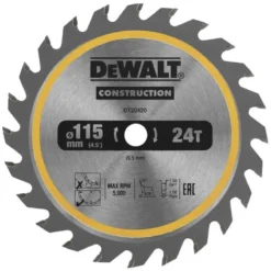 DeWALT Toebehoren - Zaagblad 115x9,5 Mm, 24 Tanden DT20420