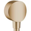 Hansgrohe Fixfit - Wandaansluitbocht S Met Terugslagklep, Geborsteld Brons 26453140