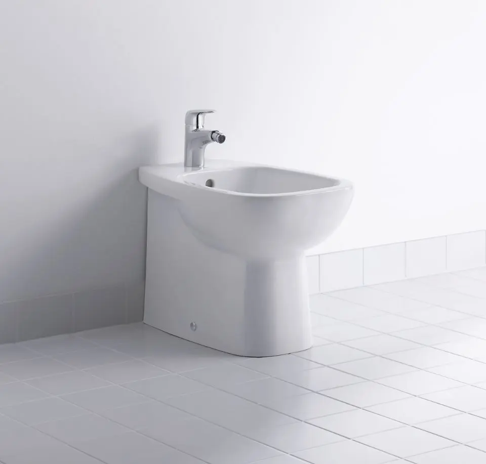 Duravit D-Code - Staande Bidet, Alpine Wit 22411000002 3 Duravit D-Code - Staande Bidet, Alpine Wit 22411000002 - Afbeelding 3