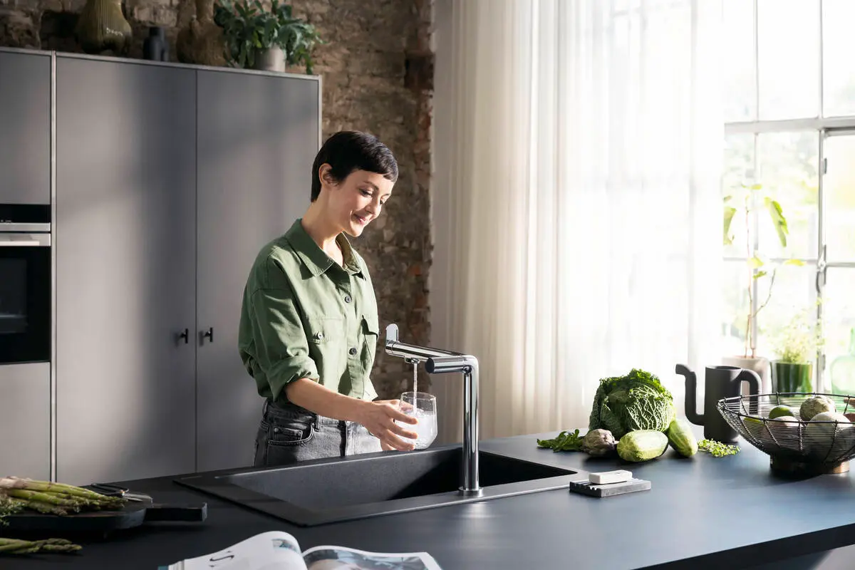 Hansgrohe Aqittura M91 - Keukenkraan, SodaSystem, SBox, Chroom 76837000 7 Hansgrohe Aqittura M91 - Keukenkraan, SodaSystem, SBox, Chroom 76837000 - Afbeelding 7